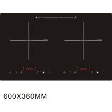 2017 el más nuevo CE / RoHS aprobó el modelo comercial SM-DIC112 del fogón de las hornillas dobles de mesa 3600W